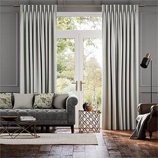 Vicenza Faux Silk Quicksilver Curtains thumbnail image