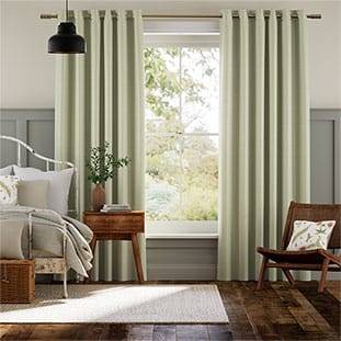 Vicenza Faux Silk Sage Curtains thumbnail image