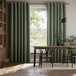 Vicenza Faux Silk Verdant Curtains thumbnail image