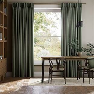 Vicenza Faux Silk Verdant Curtains thumbnail image