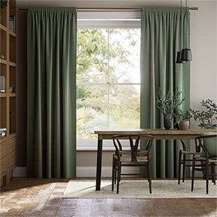 Vicenza Faux Silk Verdant Curtains thumbnail image