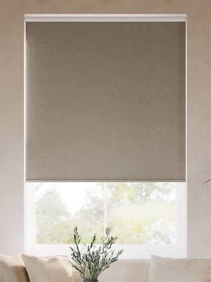 Vienna Blackout Sesame Roller Blind thumbnail image