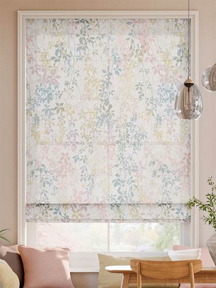 Virginia Creeper Voile Opal Roman Blind thumbnail image