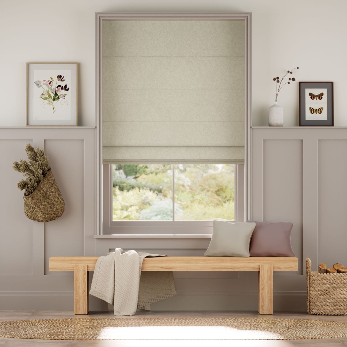 Vita Linen Roman Blind