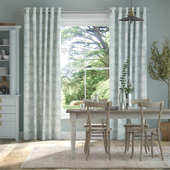 Washed Rose Grey Curtains