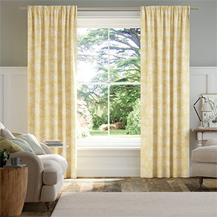 Washed Rose Ochre Curtains thumbnail image