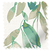 Watercolour Canopy Leaf Green Roman Blind swatch image