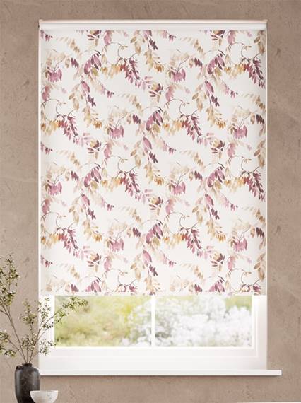 Watercolour Canopy Mauve Roller Blind thumbnail image