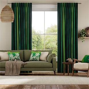 Watercolour Emerald Curtains thumbnail image