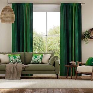 Watercolour Emerald Curtains thumbnail image