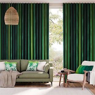 Watercolour Emerald Curtains thumbnail image