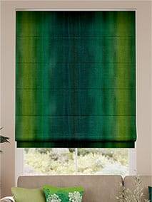 Watercolour Emerald Roman Blind thumbnail image