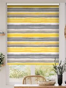 Watercolour Stripe Ochre Roller Blind thumbnail image