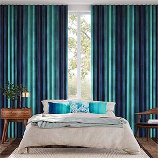 Watercolour Teal Curtains thumbnail image