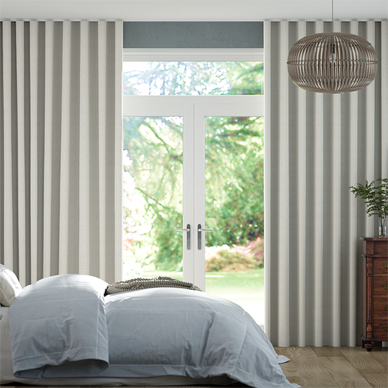 Arlo Softest Grey Wave Curtains