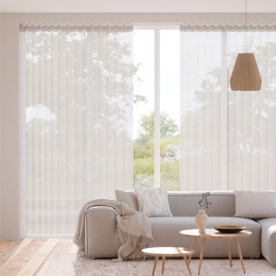 Aubade Voile Vapour Wave Curtains