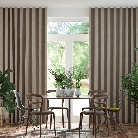 Avena Pewter Wave Curtains