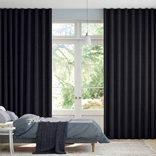 Wave Bijou Linen Indigo Wave Curtains thumbnail image