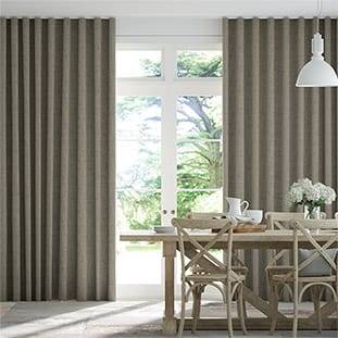 Wave Bijou Linen Taupe Wave Curtains thumbnail image