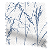 Blowing Grasses Blue Wave Curtains sample image