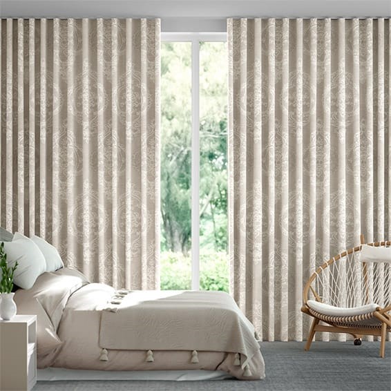 Chantilly Natural Wave Curtains