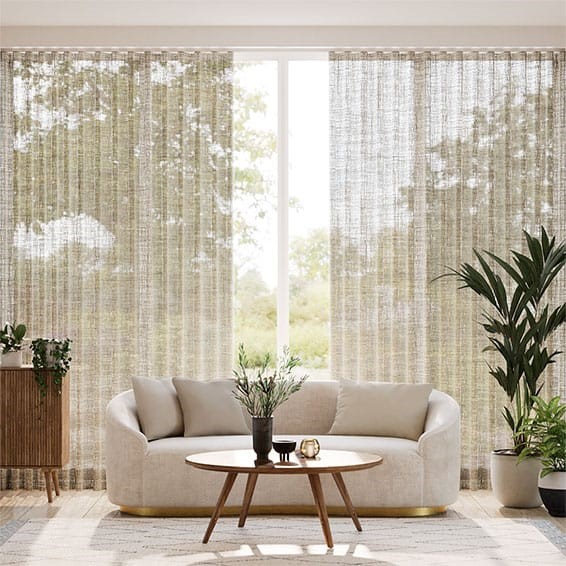 Chiffon Voile Natural Wave Curtains