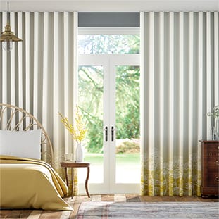Wave Dill Ochre Wave Curtains thumbnail image