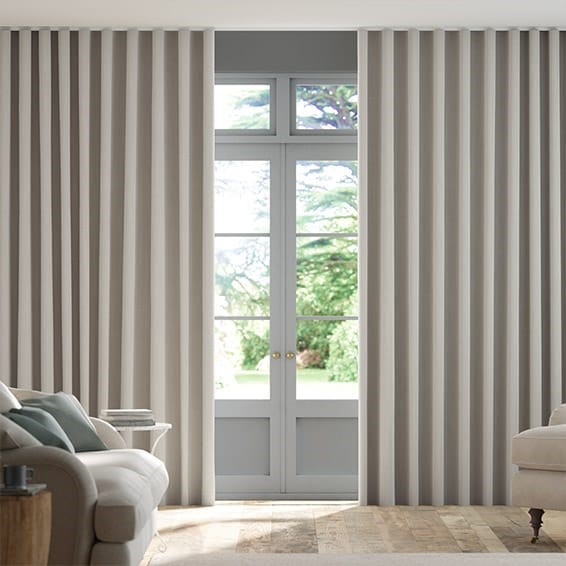 Elodie Dove Grey Wave Curtains