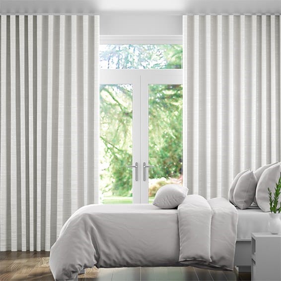 Emperor Faux Silk Snow Wave Curtains