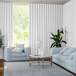 Wave Felicity True White Wave Curtains thumbnail image