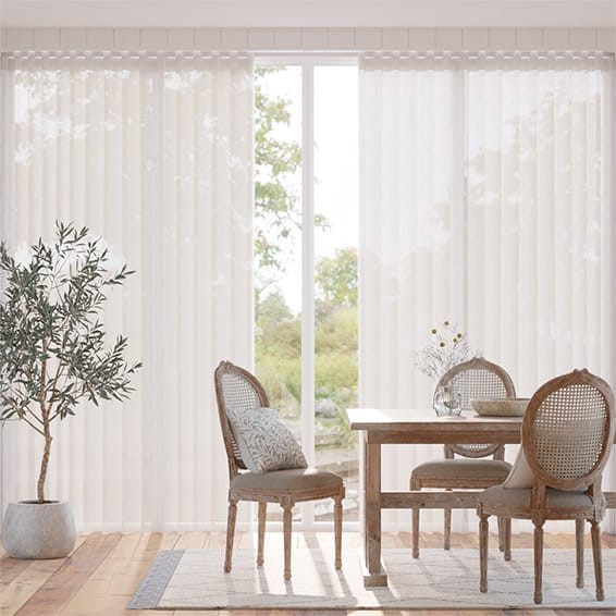 Tahiti Voile Snow Wave Curtains