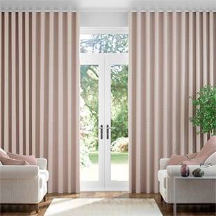 Wave Harrow Warm Blush Wave Curtains thumbnail image