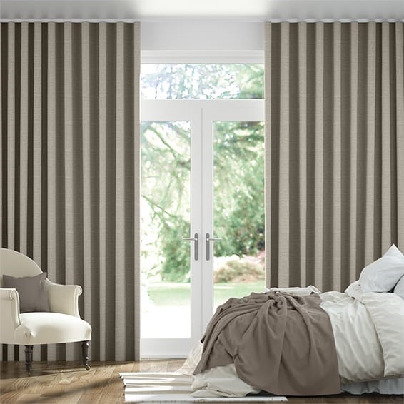 Lanura City Grey Wave Curtains