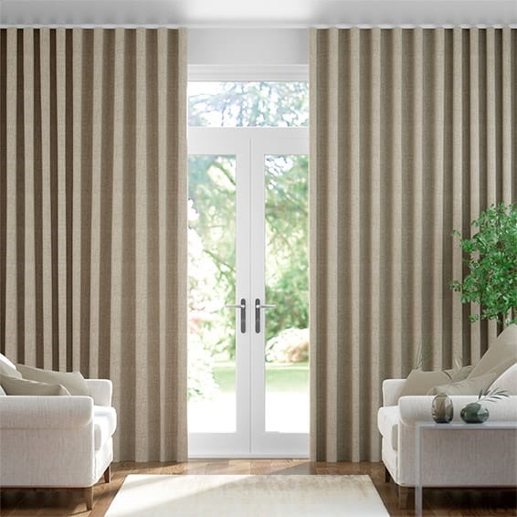 Wave Linen Hopsack  Curtains