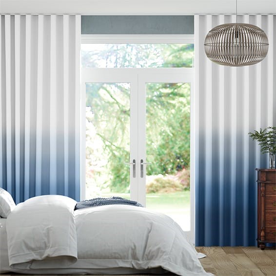 Ombre Midnight Wave Curtains