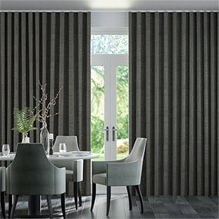 Wave Paleo Linen Graphite Wave Curtains thumbnail image