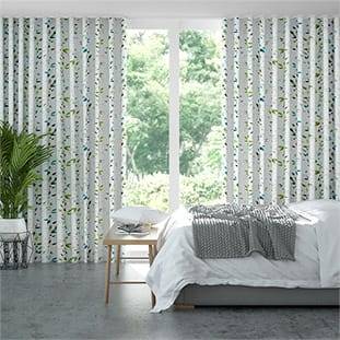 Wave Secret Garden Bluegrass Wave Curtains thumbnail image