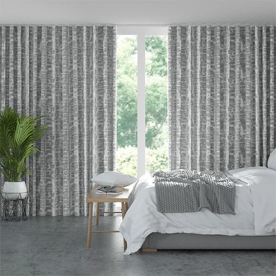 Sussex Silver Mist Wave Curtains
