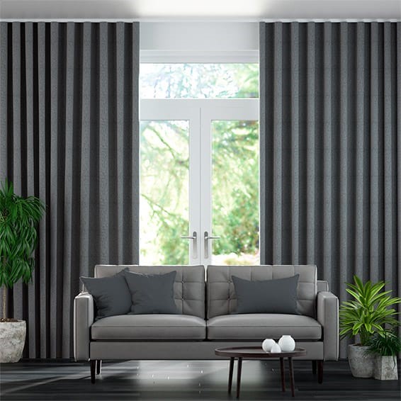 Waycroft Slate Wave Curtains