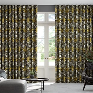 Wave William Morris Compton Amber Wave Curtains thumbnail image