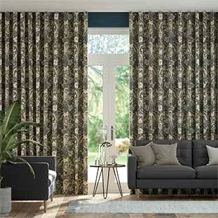 Wave William Morris Compton Noir Wave Curtains thumbnail image