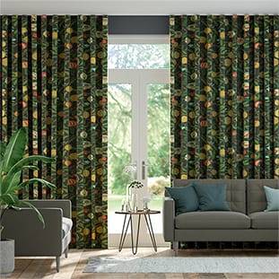 Wave William Morris Fruit Ebony Wave Curtains thumbnail image