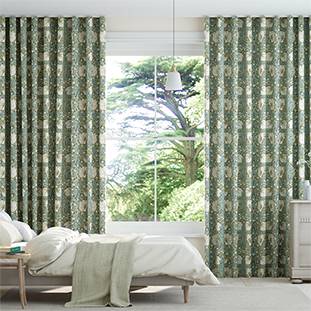 Wave William Morris Pimpernel Sage Wave Curtains thumbnail image