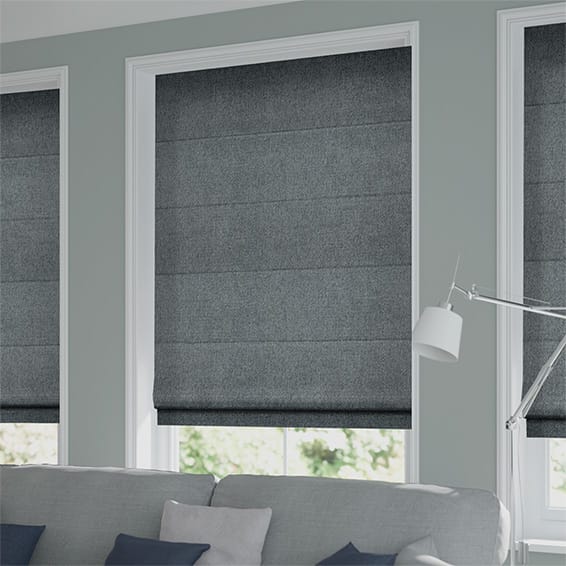 Waycroft Slate Roman Blind