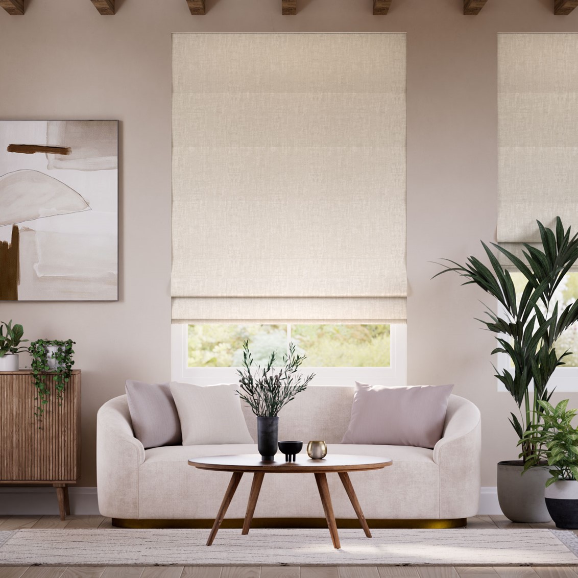 Whinfell Natural Roman Blind