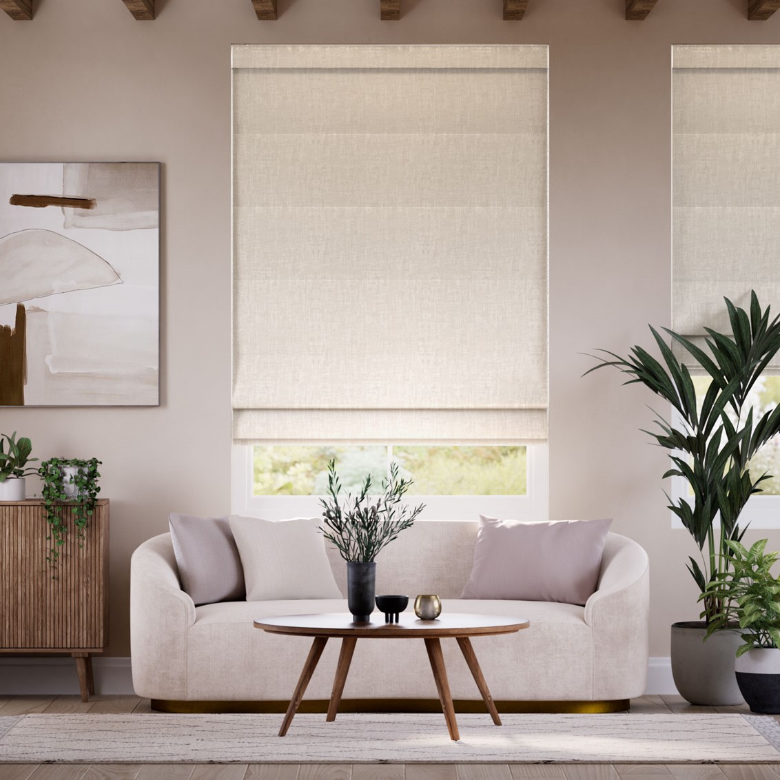 Whinfell Natural Roman Blind