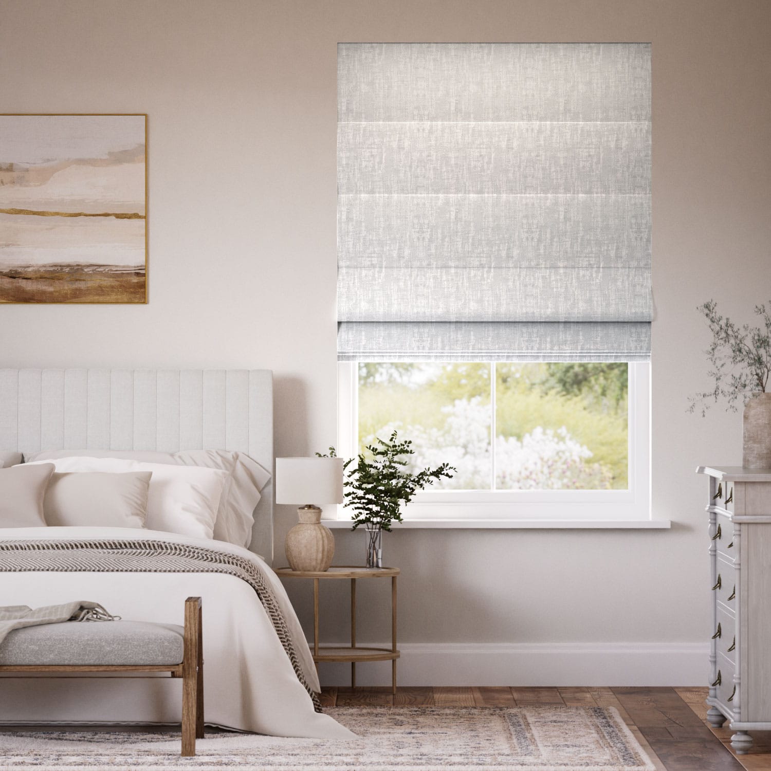 Whinfell Silver Roman Blind