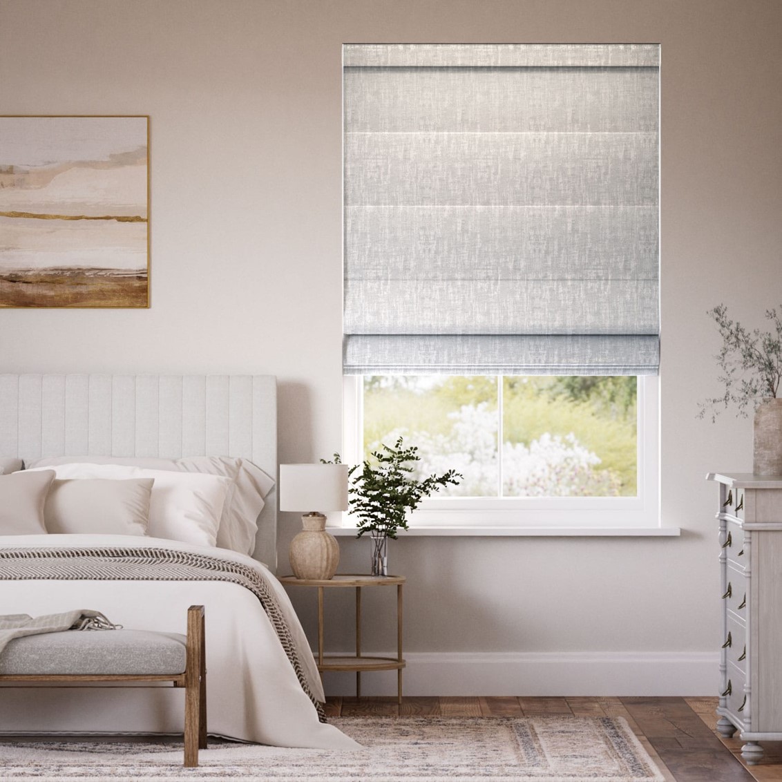 Whinfell Silver Roman Blind