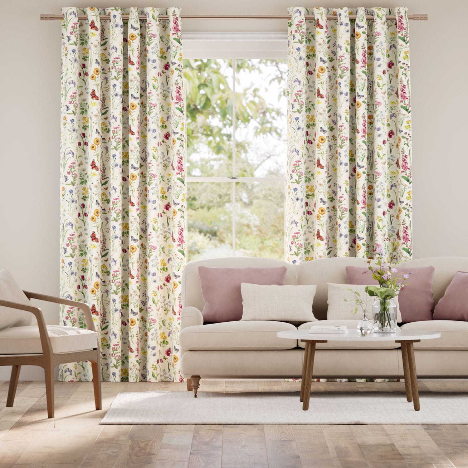 Wild Flowers Meadow Curtains thumbnail image