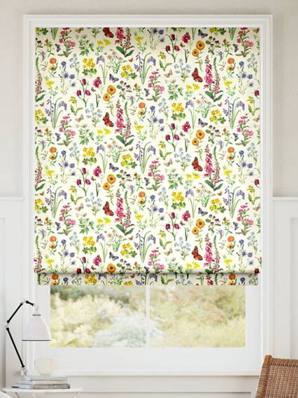 Wild Flowers Meadow Roman Blind thumbnail image